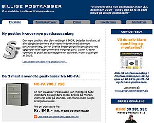 BilligePostkasser.dk - ME-FA postkasseanlæg i hovedstadsområdet